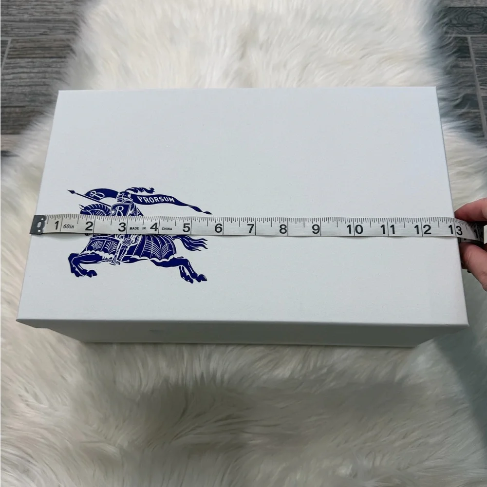 Burberry White Shoe or Storage Box